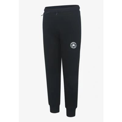 Image de Converse Signature Chuck Patch Jogger Pantalon de survêtement pour enfants, Taille: 8 10a, Black/white