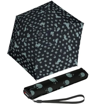 Image de Knirps US.050 Parapluie de poche ultra léger et manuel Noir