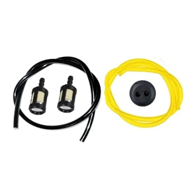 Image de HURI 2X Filtre à Essence avec Tuyau d&#039;essence Joint de Réservoir pour Debroussailleuse Tronconneuse Taille Haie Tariere