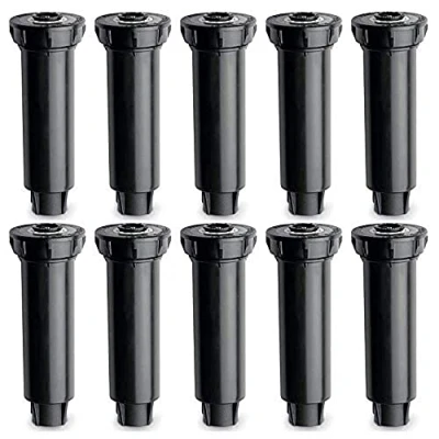 Image de Arroseur Escamotable Rainbird Type 1804, 10cm 10 Pièces, Noir