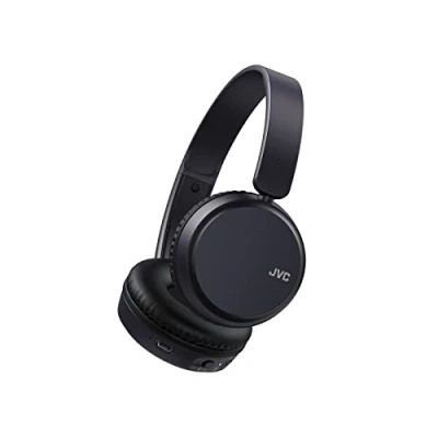 Image de JVC Casque sans Fil Supra aural, 3 Modes sonores(Basse/Clair/Normal), 35H d&#039;autonomie, Léger, Structure pivotante et Pliable à Plat, Connexion Multipoint, Bluetooth, HA Z37W A (Bleu)
