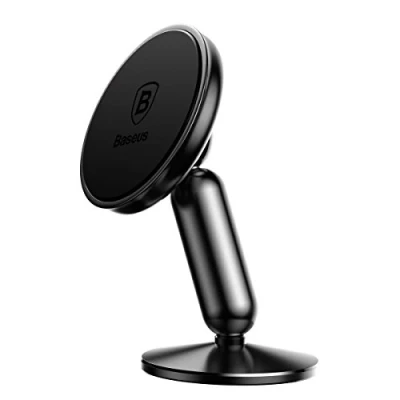 Image de Baseus Magnetic Car Mount Support de téléphone pour voiture Tableau bord ou pare brise Magnétique Noir Aluminium