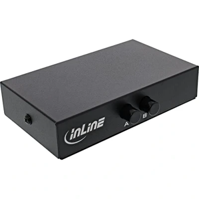 Image de InLine® Commutateur manuel RJ45 1 vers 2, 3 prises