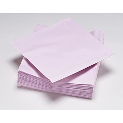 Image de 50 Serviettes Vieux Rose en ouate 2plis FSC® 33x33cm