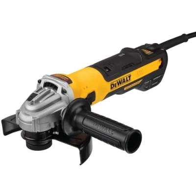 Image de DeWalt DWE4369 QS Meuleuse 1700W 125mm vitesse variable Brushless interrupteur glissière Noir/Jaune