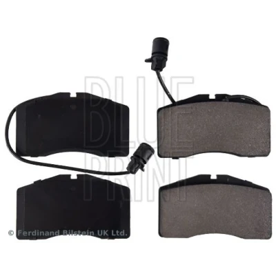 Image de BLUE PRINT ADBP420047 Jeu de plaquettes frein Essieu avant contact signal d&#039;usure inclus AUDI: A8 D2