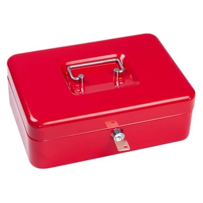 Image de NOUVEAU !!! SAX Caissette à monnaie 25x18x9 cm, Insert monnaie, ROUGE
