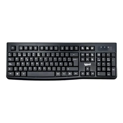 Image de iggual CK BASIC2 105T clavier Bureau USB QWERTY Noir Neuf