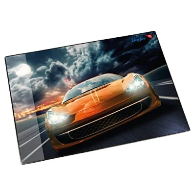 Image de Läufer 46658 sous main avec motif voiture de course, 40x53 cm, antidérapant pour des enfants une poche côté transparente