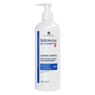 Image de Seboradin Shampooing Antipelliculaire avec Piroctone Olamin et Thymol, Prévention Efficace Répétition des Pellicules Grasses Sèches, 400 ml
