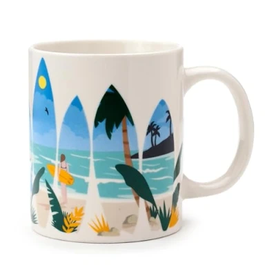 Image de Puckator Mug Volkswagen Van Bus Combi VW T1 The Waves are Calling