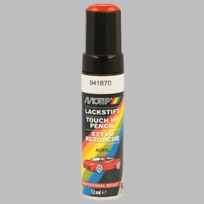 Image de MOTIP 941870 Peinture combinée pour voitures 12ml Goujon Rouge RAL Acryl Spray 3012 beige red high glossy 400 ml