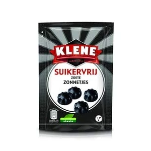 Image de Bonbons à la réglisse Klene Doux soleils Poids total 105 grammes