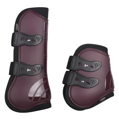 Image de Ensemble guêtres antérieurs pour cheval et protège boulets Ouvertes QHP