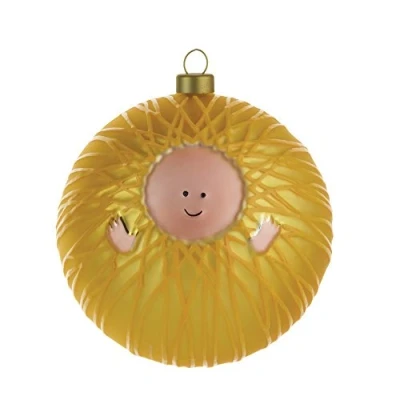 Image de Alessi Amj13 1 Gesù Bambino Boule de Noël en Verre Soufflé, decorée à la Main, Set Pièce, 9,00 x 26,50 cm