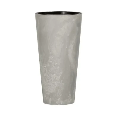 Image de Prosperplast Tubus Slim Effect en plastique AVEC réservoir couleur Ciment, 76,2 (H) x 40 (L) (P) cms