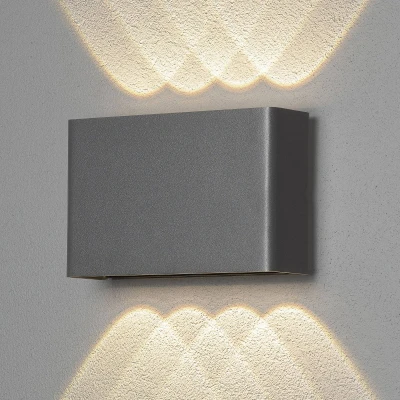Image de Konstsmide Applique LED Chieri, 8 lampes, anthracite