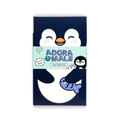 Image de Puckator Carnet avec ouverture à rabat pingouin animaux doux