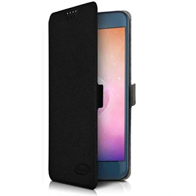 Image de Etui de Protection Universel Logicom Le Prime Noir Semi rigide Rabat latéral