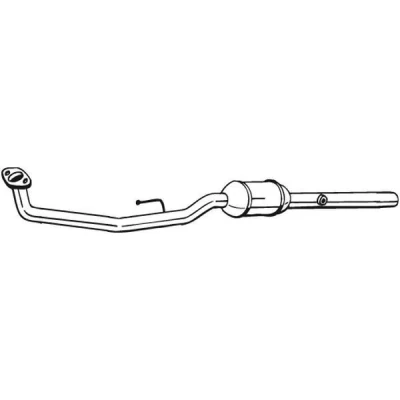 Image de Bosal 090 723 Catalyseur Euro 4 avec pièces d&#039;assemblage GAMME DUO (Faisceau inclus) DACIA: Sandero I, Logan I Berline, MCV
