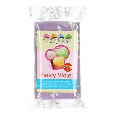 Image de FunCakes Pâte à Sucre Fancy Violet Facile Utiliser Lisse Flexible Doux 270 g
