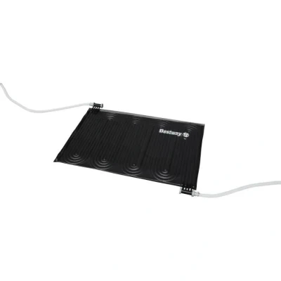Image de Bestway Chauffe piscine solaire Flowclear pour systèmes de filtration, Clean Sun Powered Pool Pad, noir, 110 x 171 cm