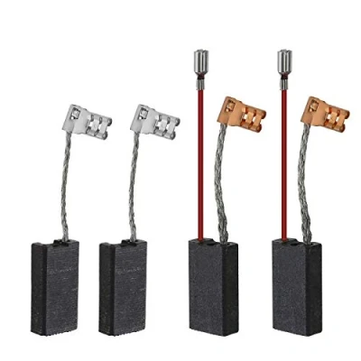 Image de OTOTEC 1617014144 1617014135 Lot DE 4 balais charbon 24 mm/25 mm x 12,5 6,3 avec coupure automatique compatible Bosch GBH 5 40 GSH CE 11264 EVS