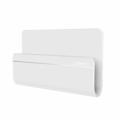 Image de UGREEN Support Mural de téléphone avec Bandes adhésives, Charge Compatible iPhone 11 Pro Max SE XR X XS 8 7 6 Plus 6S, Samsung Galaxy S20 Ultra S10 S9 S8 Note 10 9 Smartphone Mini