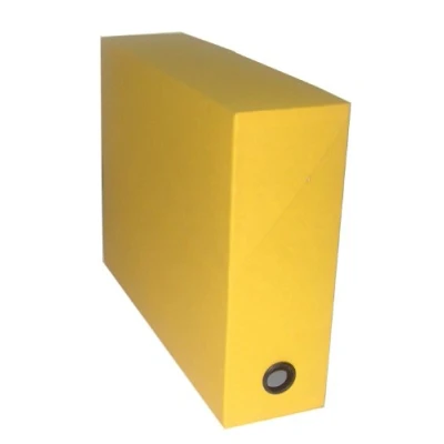 Image de Esselte Boîtes Transfert, 90 mm, A4, Carton 18/10e, Jaune, 801671