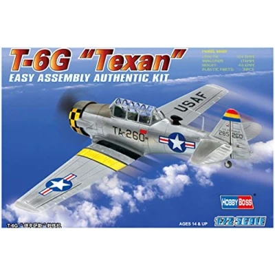 Image de Hobbyboss Kit de Montage Authentique T 6G Texan à l&#039;échelle 1:72