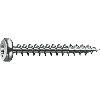 Image de SPAX Vis universelle 4,0 x 15 mm, 1000 pièces, T STAR plus, tête demi ronde, filetage total, 4CUT, WIROX A9J, 0201010400155
