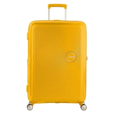 Image de American Tourister Soundbox Valise à main extensible Spinner S, 55 cm, 41 L, jaune (jaune doré)