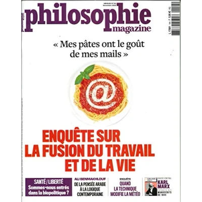 Image de Philosophie Magazine N 144 Travail, No Limit ? Novembre 2020