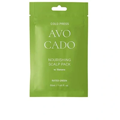 Image de Rated Green COLD Press Avocado Nourishing Scalp PACK W/BANANA 2 Set pour les cheveux, Taille: 100 ml,