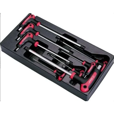 Image de HANS TT 20 Module servante 8 HEX 2, 2.5, 3, 4, 5, 6, hexagonale, Rotule en forme d&#039;angle