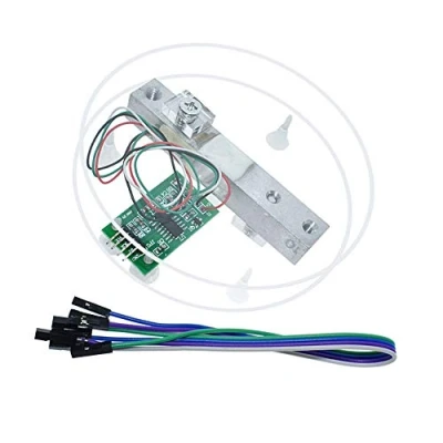 Image de ZkeeShop 5kg Load Cell Weight Sensor HX711 AD Converter Breakout Module Portable Electronic Kitchen Scale Compatible for Arduino