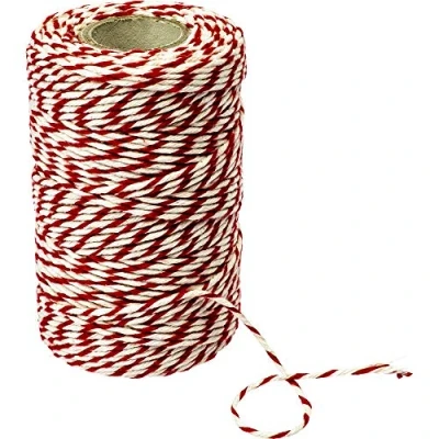 Image de Browin Spólka Cotton Twine/String for Meat Tying, 50 Meter Length, Red/White, Fabric, Multicoloured, 5.5 x 9.5 cm