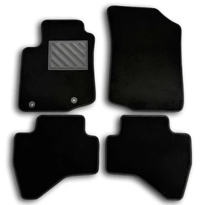 Image de MTC Tapis de Sol sur Mesure, antidérapants, Talonnette en PVC, avec Points Fixation, Noir