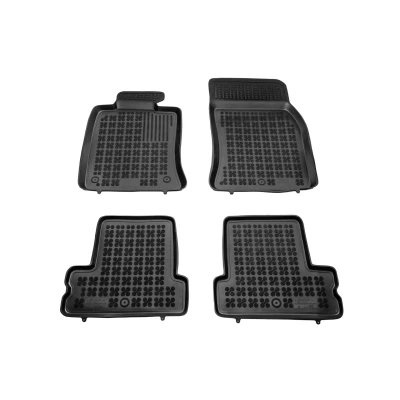 Image de REZAW PLAST 200720 Ensemble de tapis sol Caoutchouc avant et arrière 4 noir Sur mesure MINI: 3/5 portes