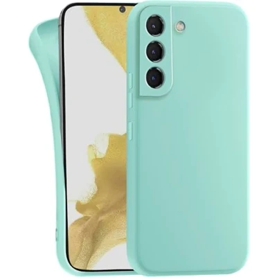 Image de MyGadget Coque pour Samsung Galaxy S22 Plus Case TPU Souple &amp; Soft Cover Protection Extra Fine Légère Étui Coloré Anti Choc et Rayures Vert Menthe