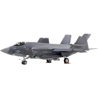 Image de Tamiya 61127 1:48 US F 35C Lightning II réplique fidèle, kit en plastique, travaux manuels, maquettes, montage, jet