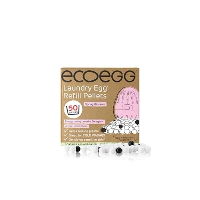 Image de Ecoegg Recharges D&#039;œufs de Lessive Alternative écologique au détergent et conditionneur tissu Blossom printemps 50 lavages