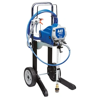 Image de Magnum by Graco 17C245 Pistolet à Peinture airless A45 ProPLUS, unité puissante sur Roues, projets domestiques de Grande envergure (débit 1,17 l/Min, Pression Max. 207 Bars)