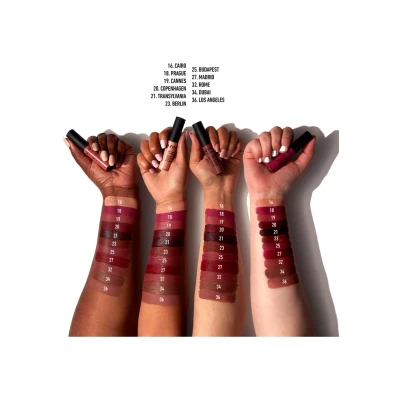 Image de Nyx Professional Makeup SOFT Matte LIP Cream Rouge à lèvres liquide, Femme, Taille: 8 ml, 25 budapest