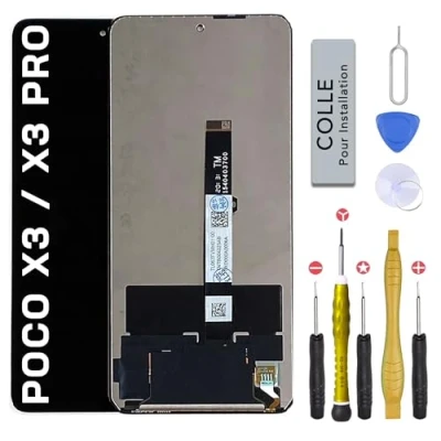 Image de CINQ TEQ Ecran Remplacement pour Xiaomi Poco X3 / Pro NFC/Mi 10t Lite 5G