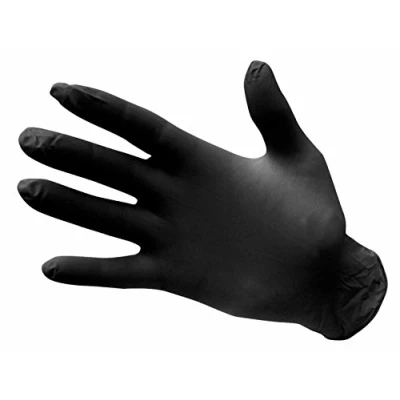 Image de Gant Nitrile non poudré à usage unique Portwest A925 Noir Adulte Mixte