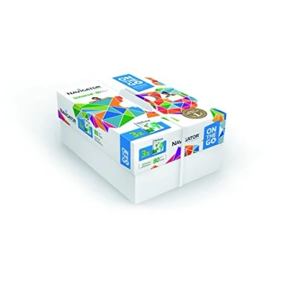 Image de NAVIGATOR NHG0800002 Universal Papier A4 80 g/M² 110 µm Lot de 3 Blanc