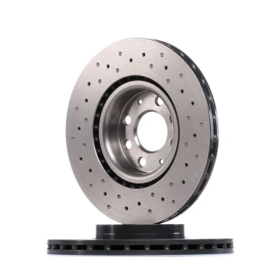 Image de BREMBO XTRA LINE 09.4939.3X Disque de frein 284 22 4 percé/revêtement int. revêtu à haute teneur en carbone avec vis/boulons OPEL: Corsa D 3/5 portes