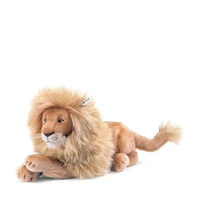 Image de Steiff 64135 Lion en peluche Leo 43 cm couché