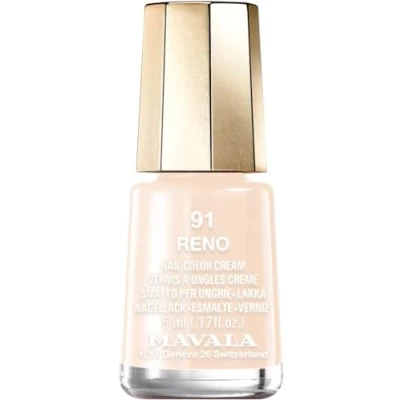 Image de Mavala Vernis à Ongles Mini Color Application Précise et Aisée Longue Tenue Séchage Rapide Brillance Durable Formule Végane Crème 91 Reno